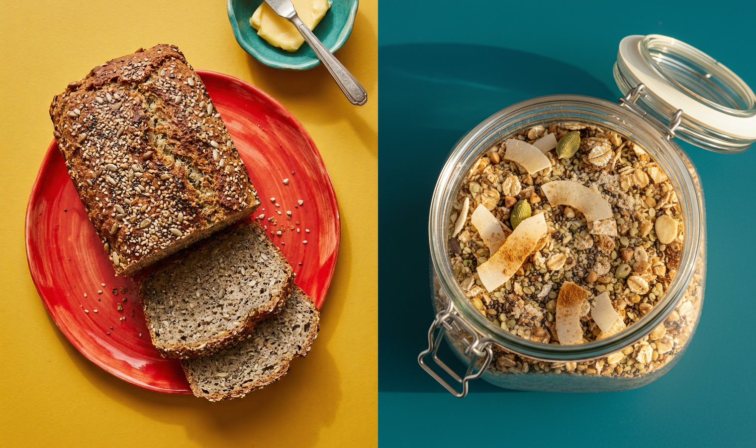 GOOD. bread and GOOD. granola