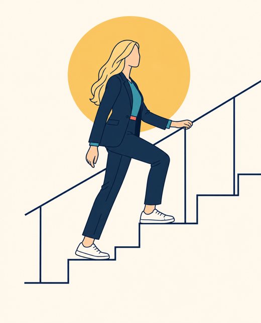 The stairs